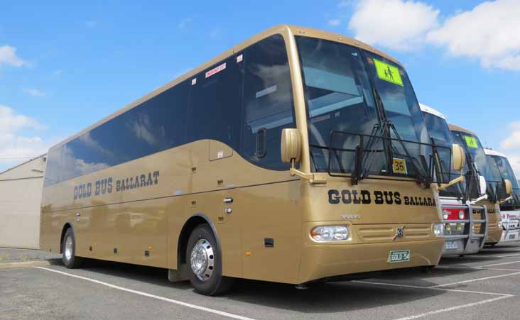 Gold Bus Volvo B9R Coach Design 54